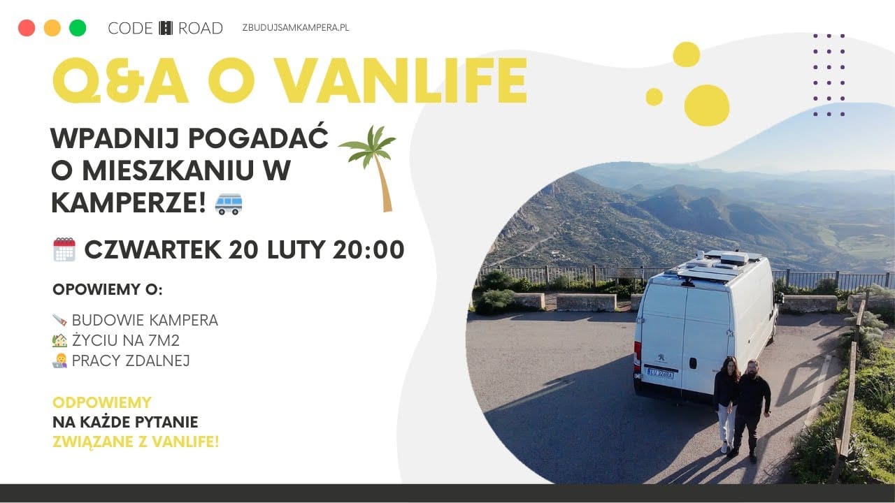 #1 – O pracy zdalnej i życiu w kamperze 🚐 Obrazek wyróżniający